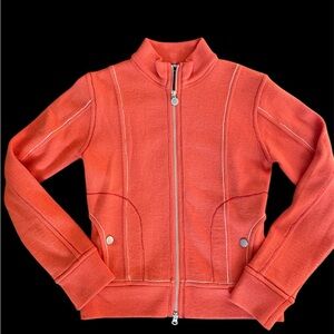 NEVE zip cardigan; 100% wool; size S